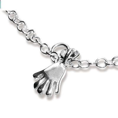 Sterling Silver Anklet - Mixed Charms