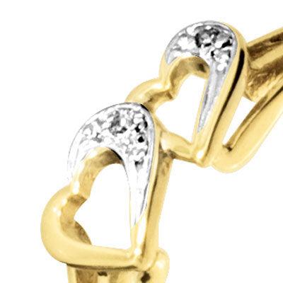 Diamond Set Love Ring