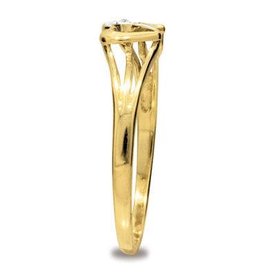 Diamond Set Love Ring