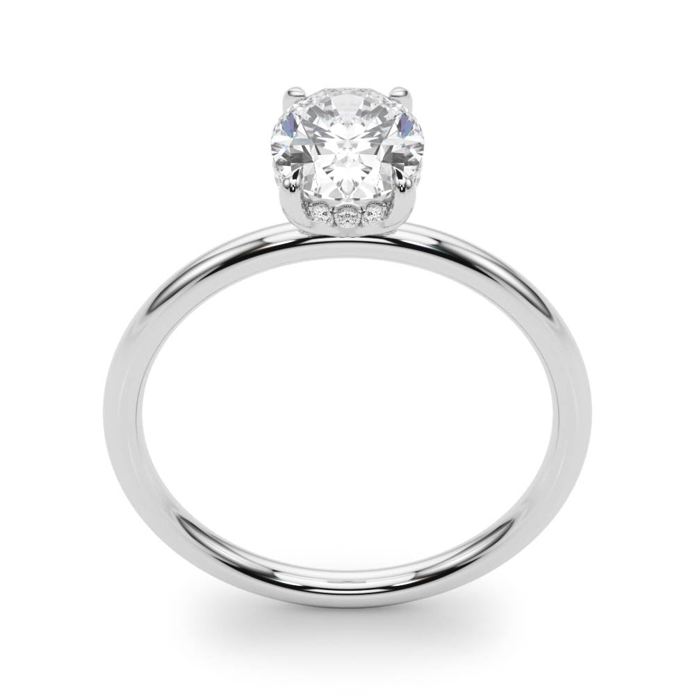 Engagement Ring Oval Center