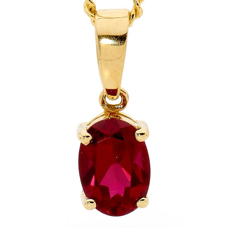 Created Ruby Pendant