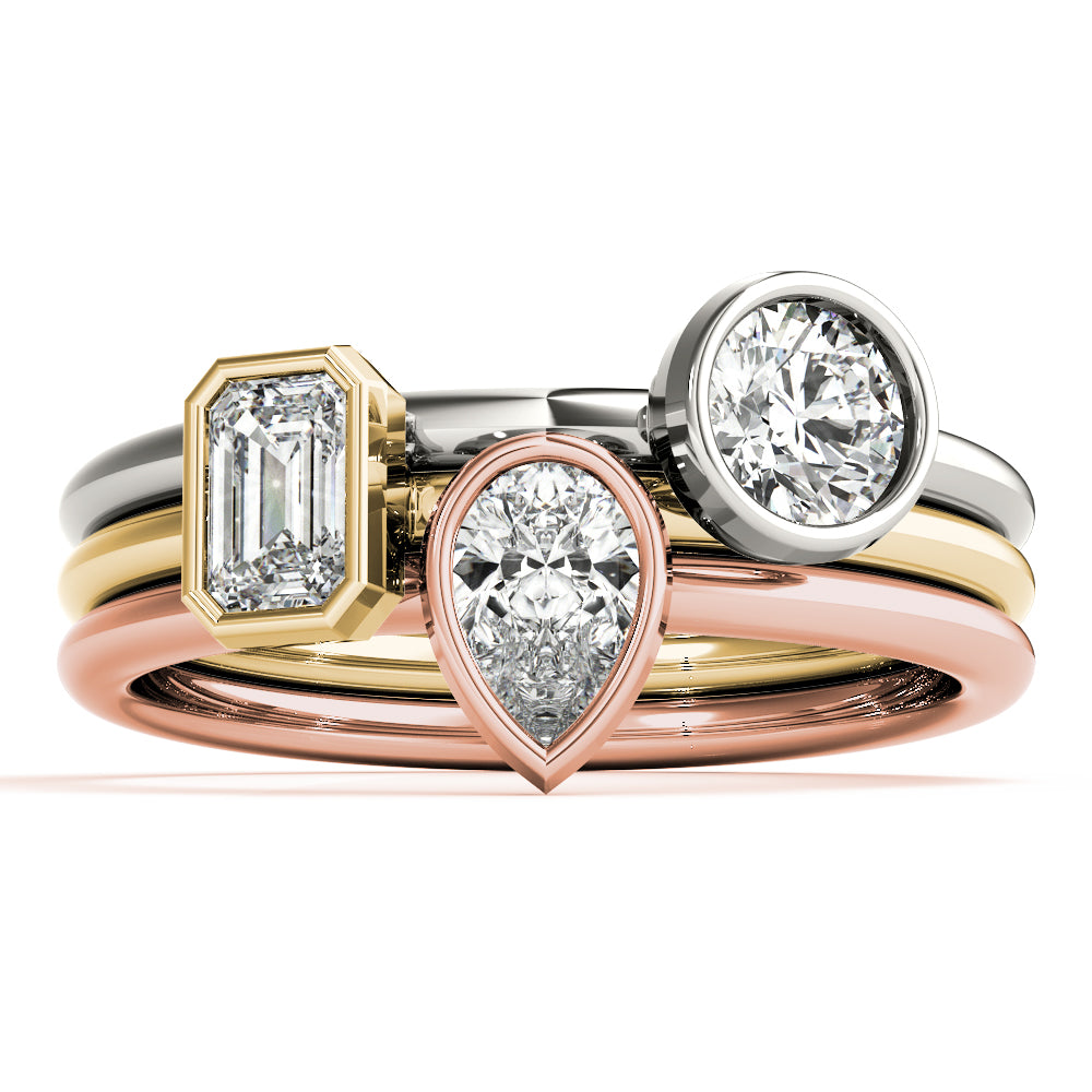 Emerald Solitaire Stackable