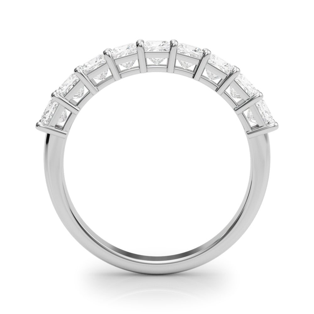 Lab Grown Diamond 9 Stone Band Princess Cut
