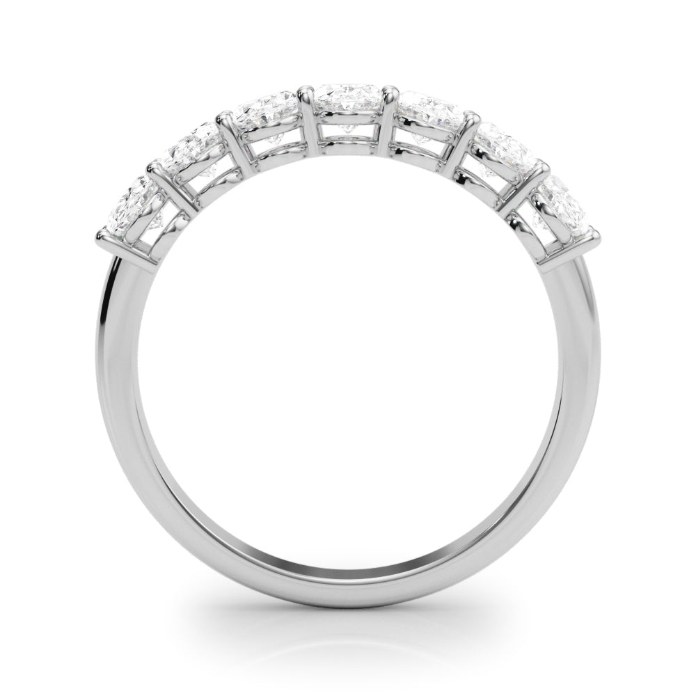 Lab Grown Diamond 7 Stone Band Oval