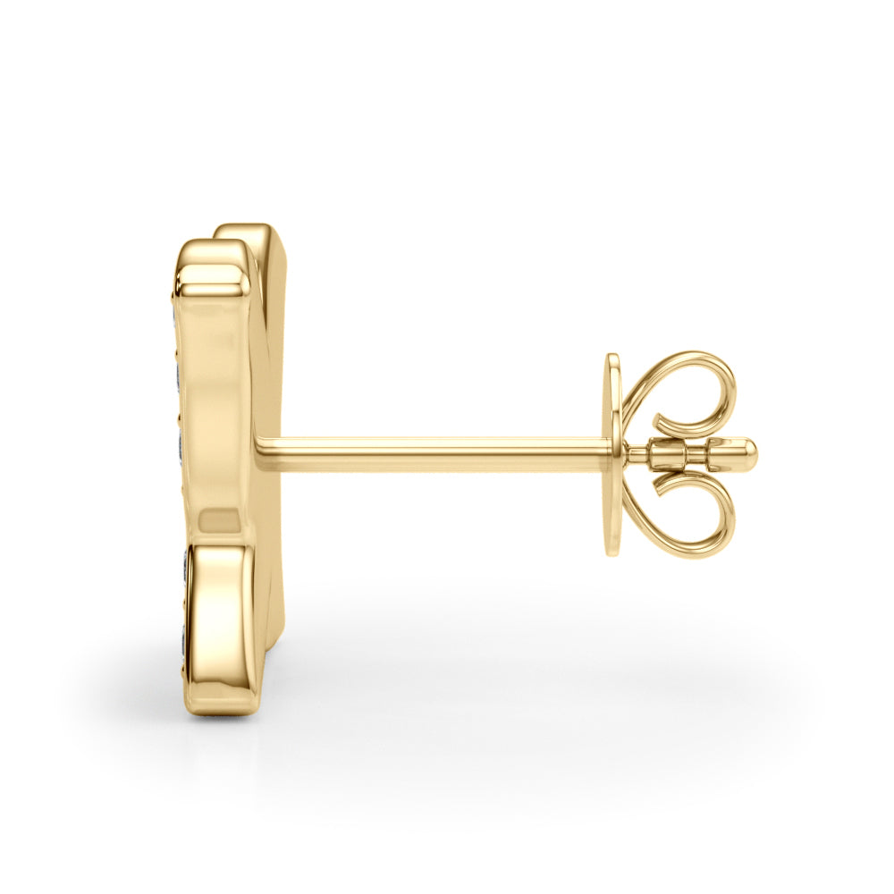 Lab Grown Diamond Butterfly Earrings