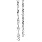 Silver Singapore Link Necklace - 45 cm