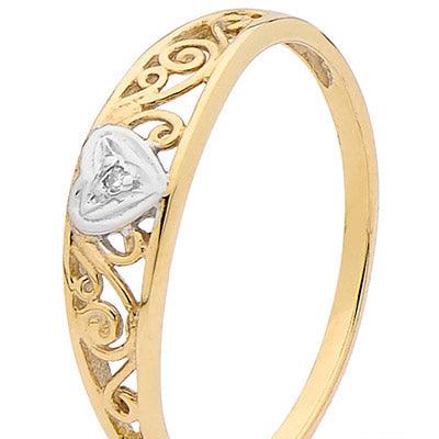 Diamond Love Ring