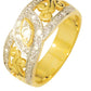 9 carat yellow gold Diamond dress ring
