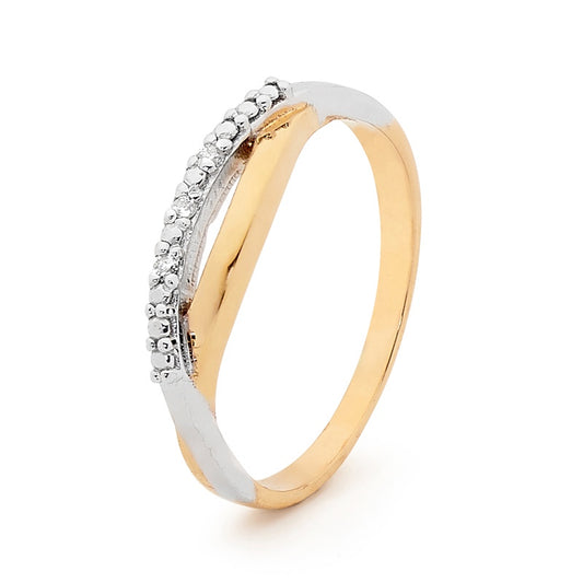 Diamond Studded Relationship Ring