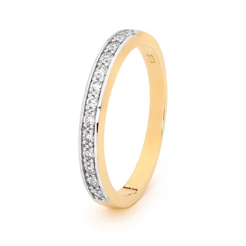 Cubic Zirconia Anniversary Ring