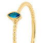 Sexy Ring with Tanzanite Blue CZ - Micro Gems