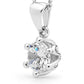 Cubic Zirconia Pendant 6 mm