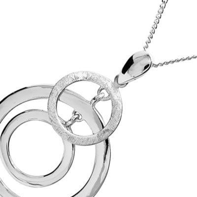 Sterling Silver circle pendant