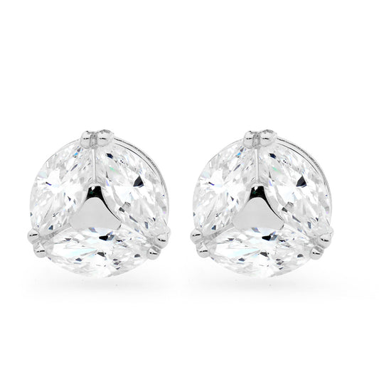 Sterling Silver Earrings with CZ