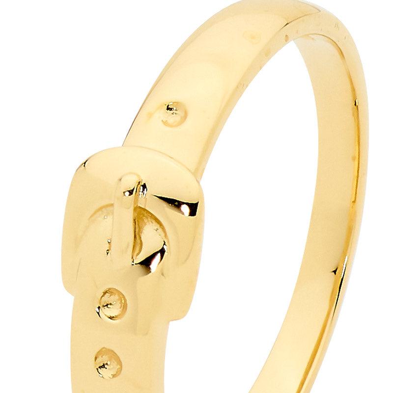 Belt Buckle Wedding Ring (small)