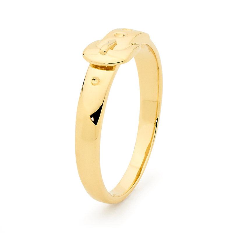 Belt Buckle Wedding Ring (small)