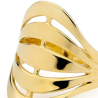 Gold Ring - Wide Finger Ring