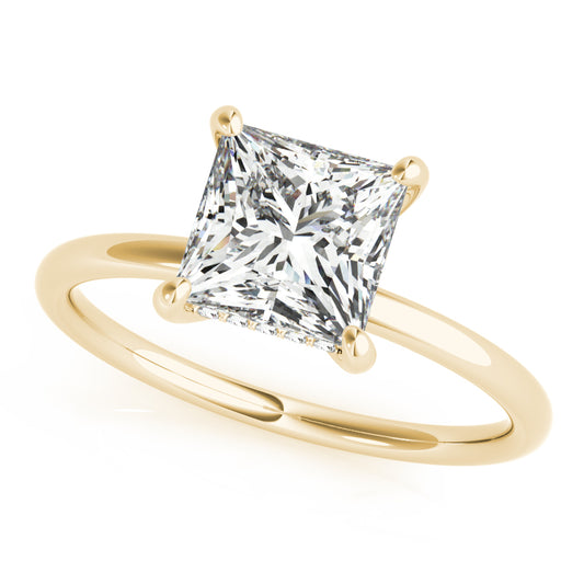 Engagement Ring Princess Cut Center