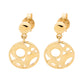 Gold Circles in Circle Earrings