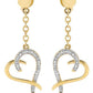 13 Diamond Heart Earrings