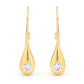 Cubic Zirconia Teardrop Earrings