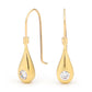 Cubic Zirconia Teardrop Earrings