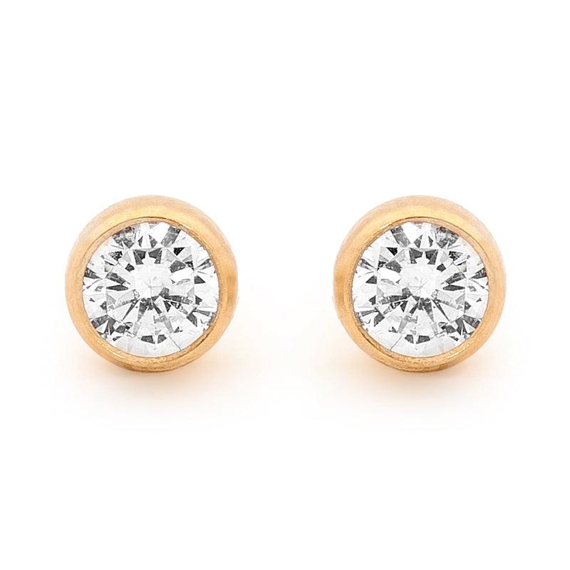 4.0 mm Cubic Zirconia Studs