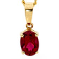 Created Ruby Pendant