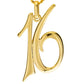 Gold Anniversary Pendant 16