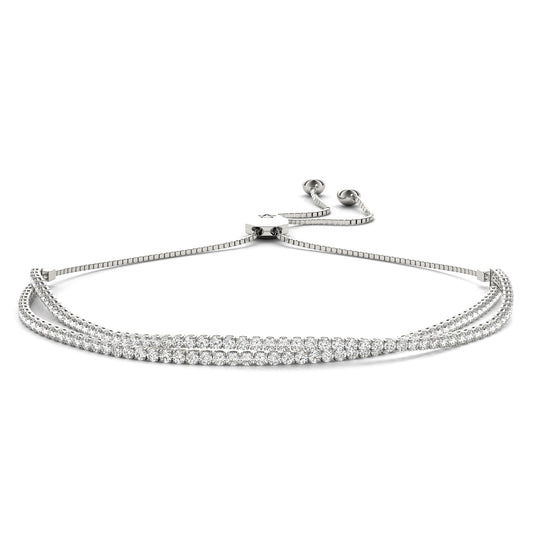 In Line Adjustable Tennis Bracelet