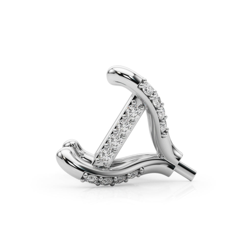 4 Prong Princess Cut Hidden Halo Head