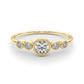Lab Grown Diamond 5 Stone Fashion Ring With Round Center