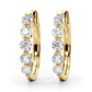 Lab Grown Diamond Hoop Earrings