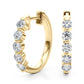 Lab Grown Diamond Hoop Earrings