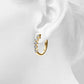 Lab Grown Diamond Hoop Earrings