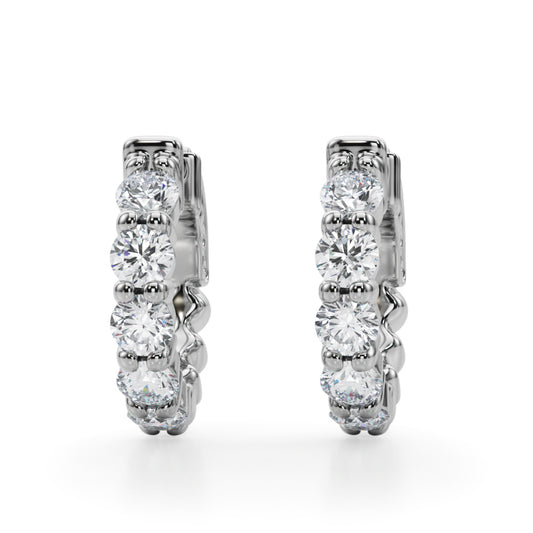 Lab Grown Diamond Single Row Vault Lock