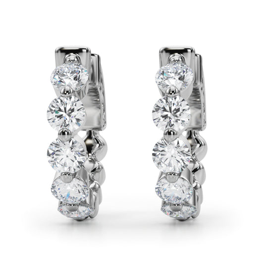 Lab Grown Diamond Single Row Vault Lock
