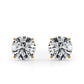 (4 Cttw) 2ct 4 Prong Wire Stud Earring