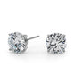(4 Cttw) 2ct 4 Prong Wire Stud Earring
