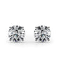 (4 Cttw) 2ct 4 Prong Wire Stud Earring