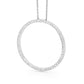 Platinum Diamond  "Circle of life" Pendant