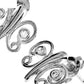 White gold Butterfly earrings with Cubic Zirconia