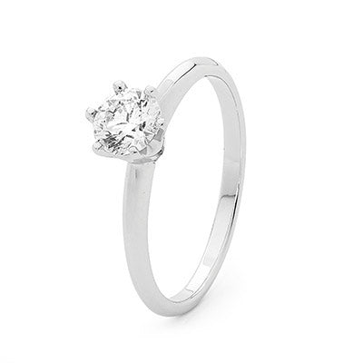 A Perfect Engagement Ring - Platinum - 0.67 Carat Diamond